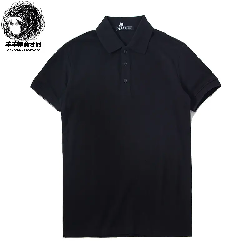 Summer New Style Men's Youth Trendy Cobra King 3D Printed Lapel Sports Polo Shirt Pure Cotton Short-Sleeved Loose Fit