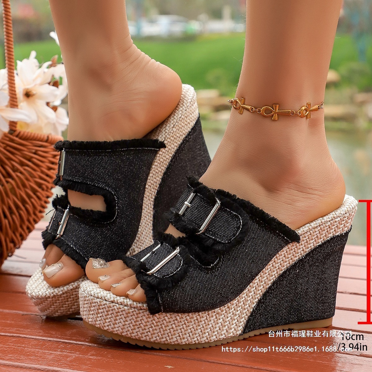 Cross-Border Large Size Thick-Soled Birkenstock Shoes 2026 Summer New Retro Birkenstock Shoes Lazy Open-Toe Beach Sandals for Women