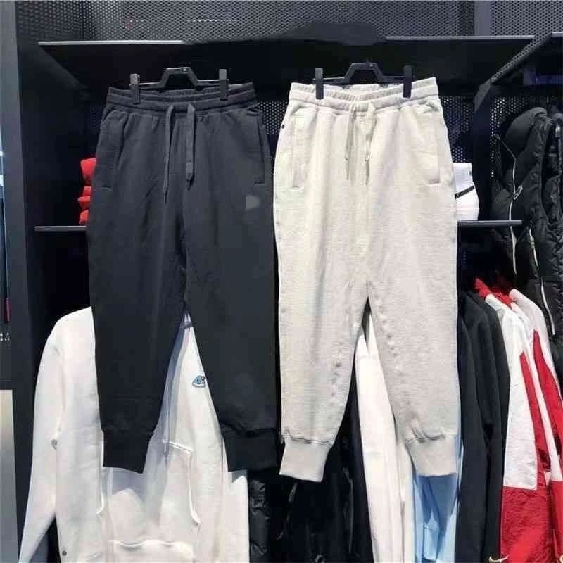 Spring/autumn new casual loose-fit unisex knitted sweatpants, breathable athletic pants, straight-leg embroidered trousers. Foto QC de WEIDIAN na Qualit.ly