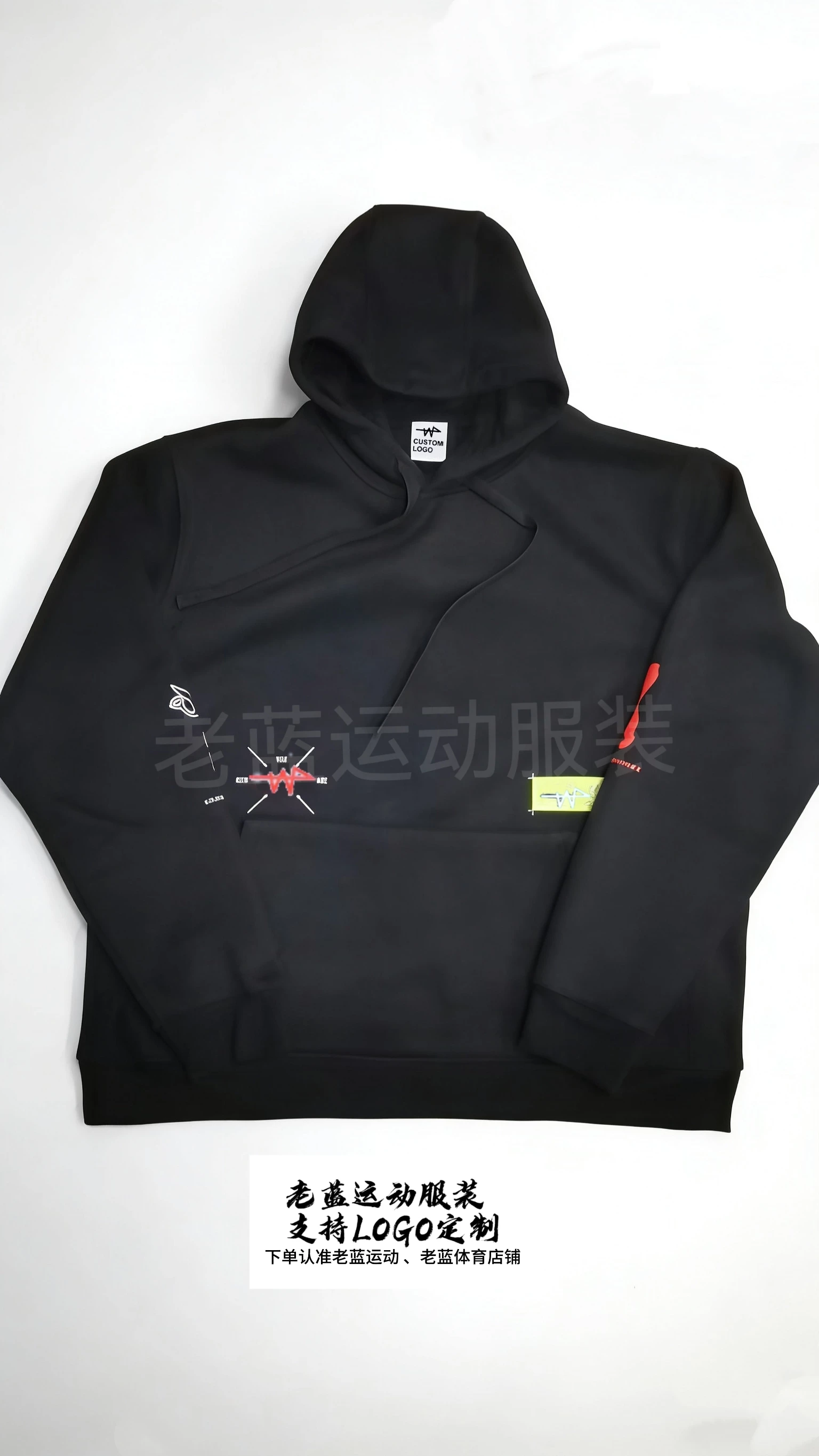 Elite style fleece hooded sweatshirt with warm and soft drawstring long sleeves for sports running and casual fleece hoodie