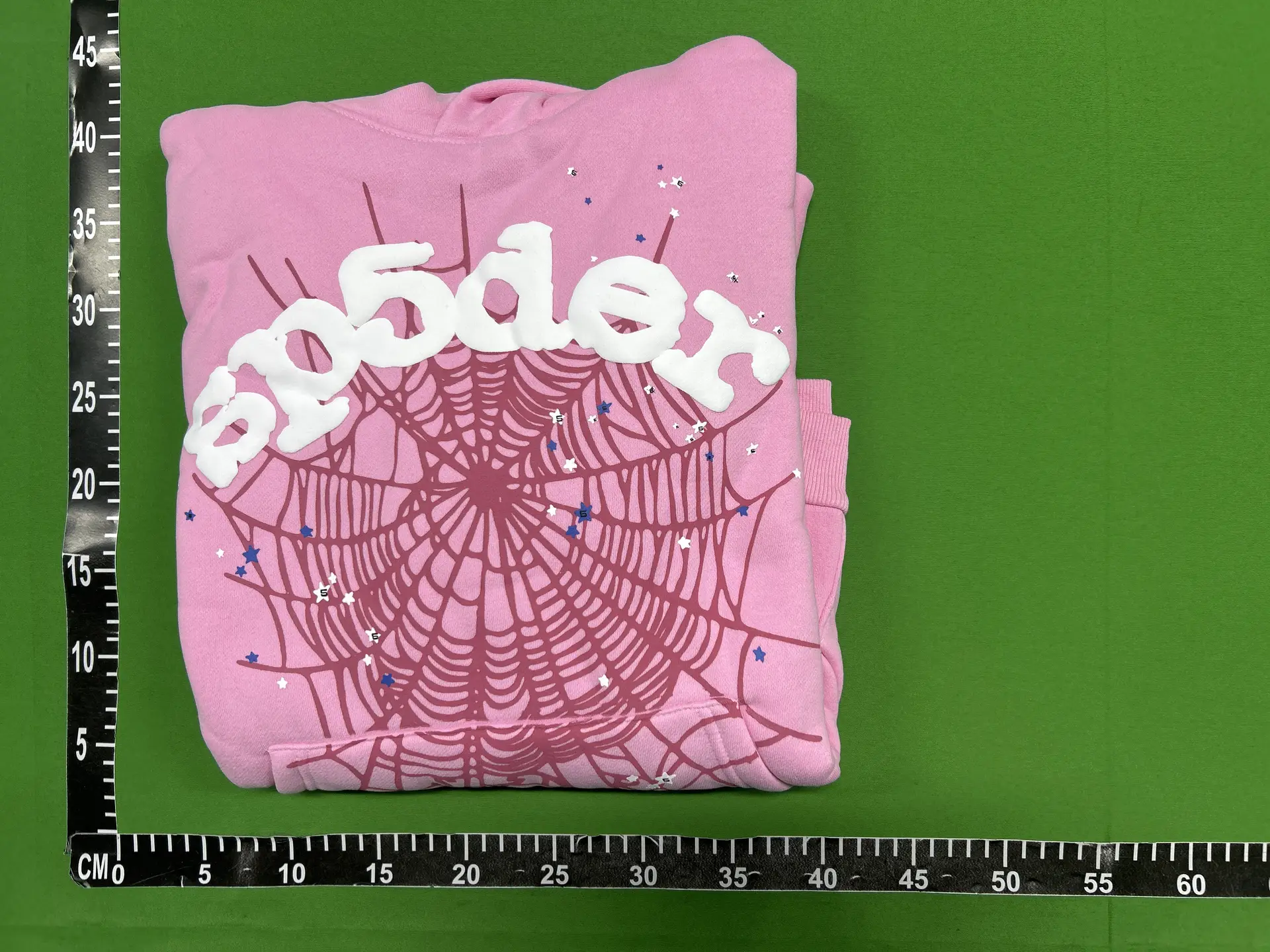 Hip-hop singer Young Thug with Sp5der spider web 555555 foam printing hooded sweater for men and women
