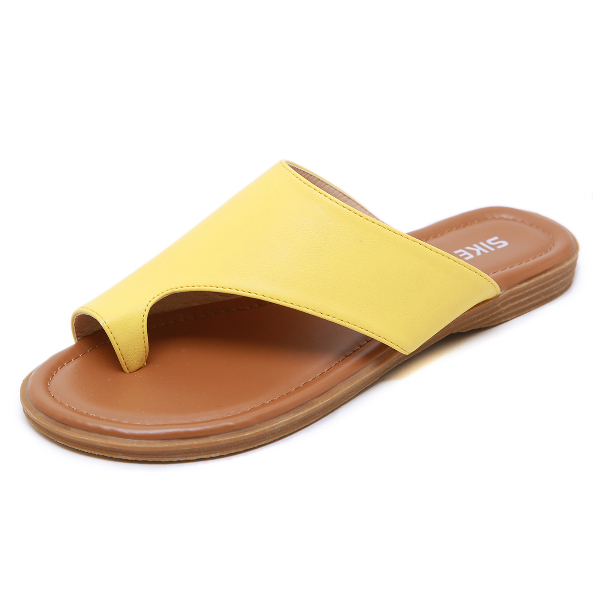 Amazon 2025 Summer European and American Sandals Cross-Border Beach Large Size Casual Flat Shoes Wholesale Dropshipping