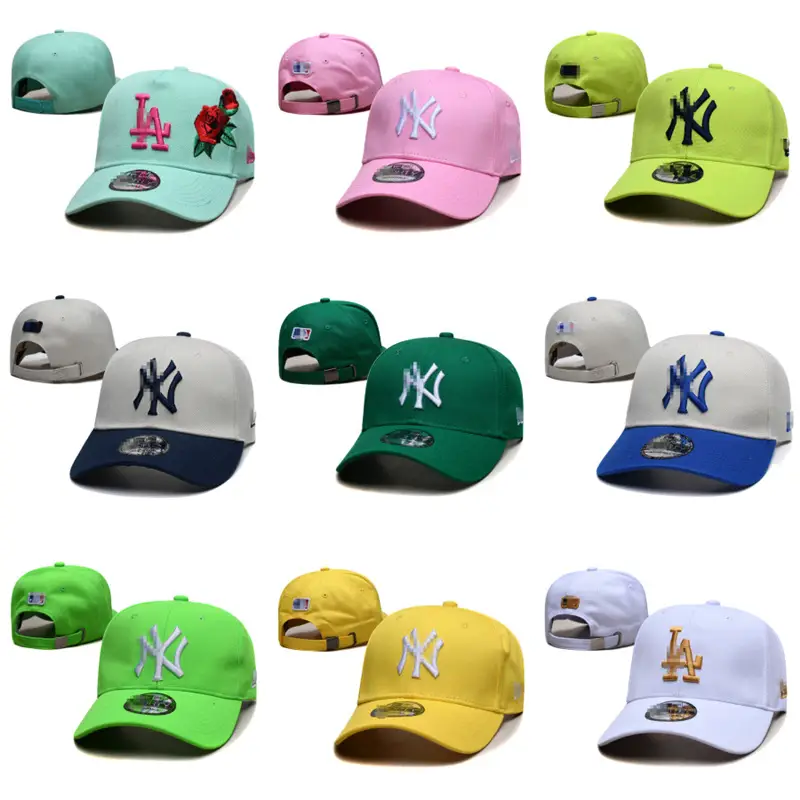 Embroidered Snapback Baseball Cap for Men & Women - MLB Style, Outdoor Sun Protection, New Arrival, Wide Selection of Foreign Supply