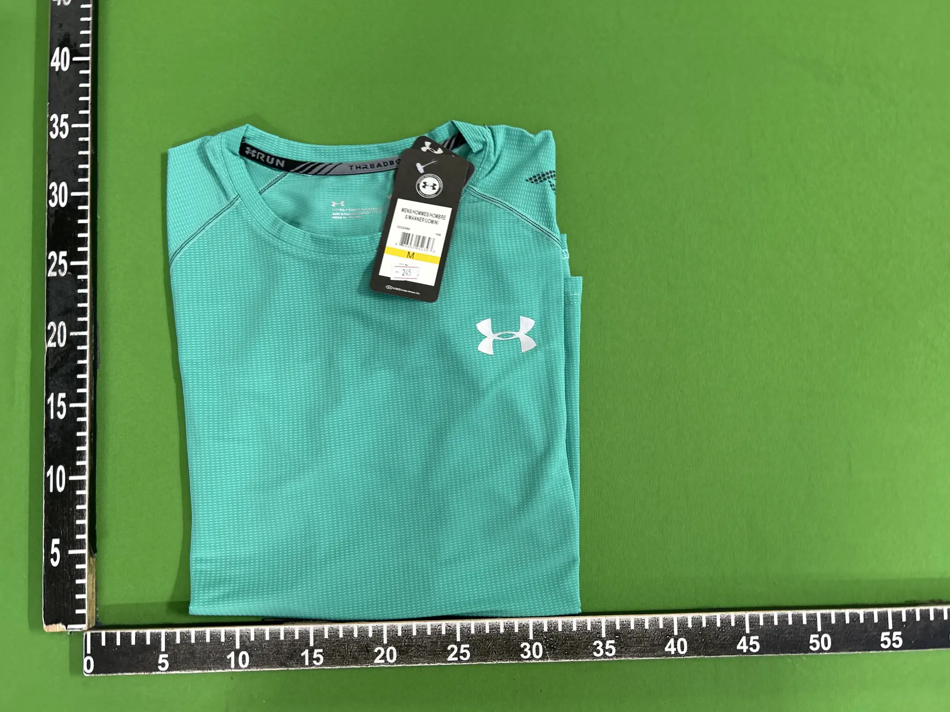 Sports Athletics Running Basketball Fitness Quick Drying Top Men's Mixed Color Peplum Night Running Moisture Transferring Sweat Training Short Sleeve Shirt