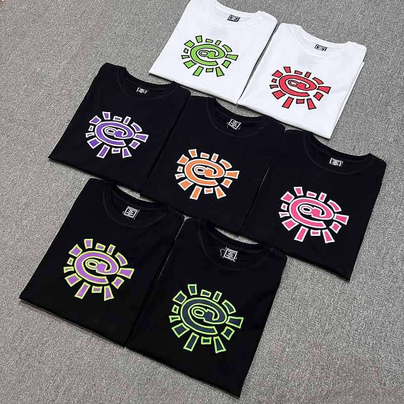 Cross-border niche ADWYSD Sun roll T-shirt casual hip hop alwaysdowhatyoushoulddo short sleeve fashion