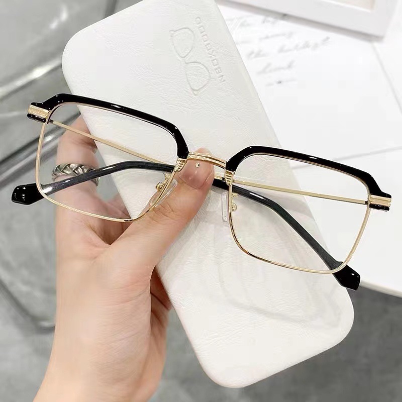 2023 popular HD anti-blue light presbyopic glasses smart zoom automatic adjustment men and women half frame presbyopic glasses frame