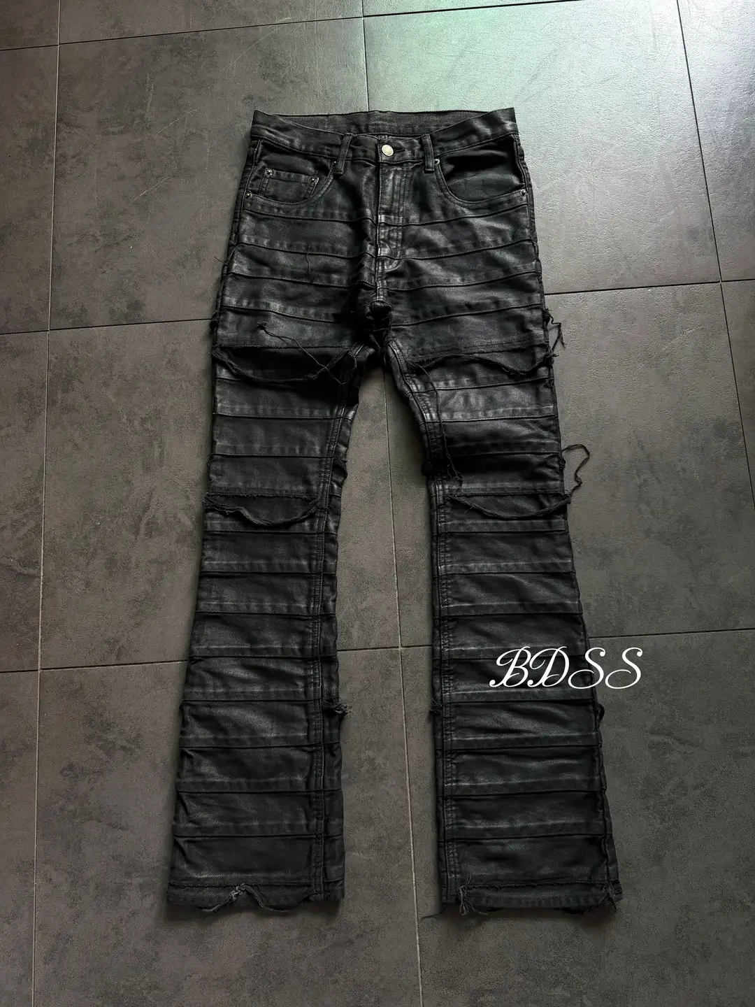 [Wax-Tinted Tassels] Bdss Self-Designed Hagis Tassel Jeans