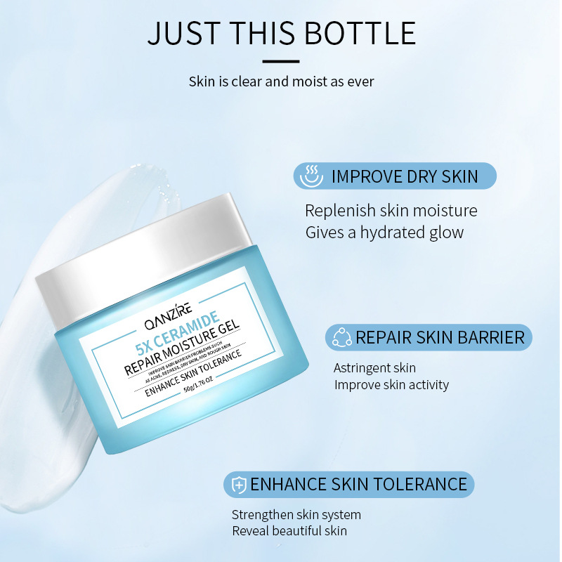 Cross-Border Full English Ceramide Moisturizing Cream Ceramicide Moisturizer Hydrating Moisturizing Cream