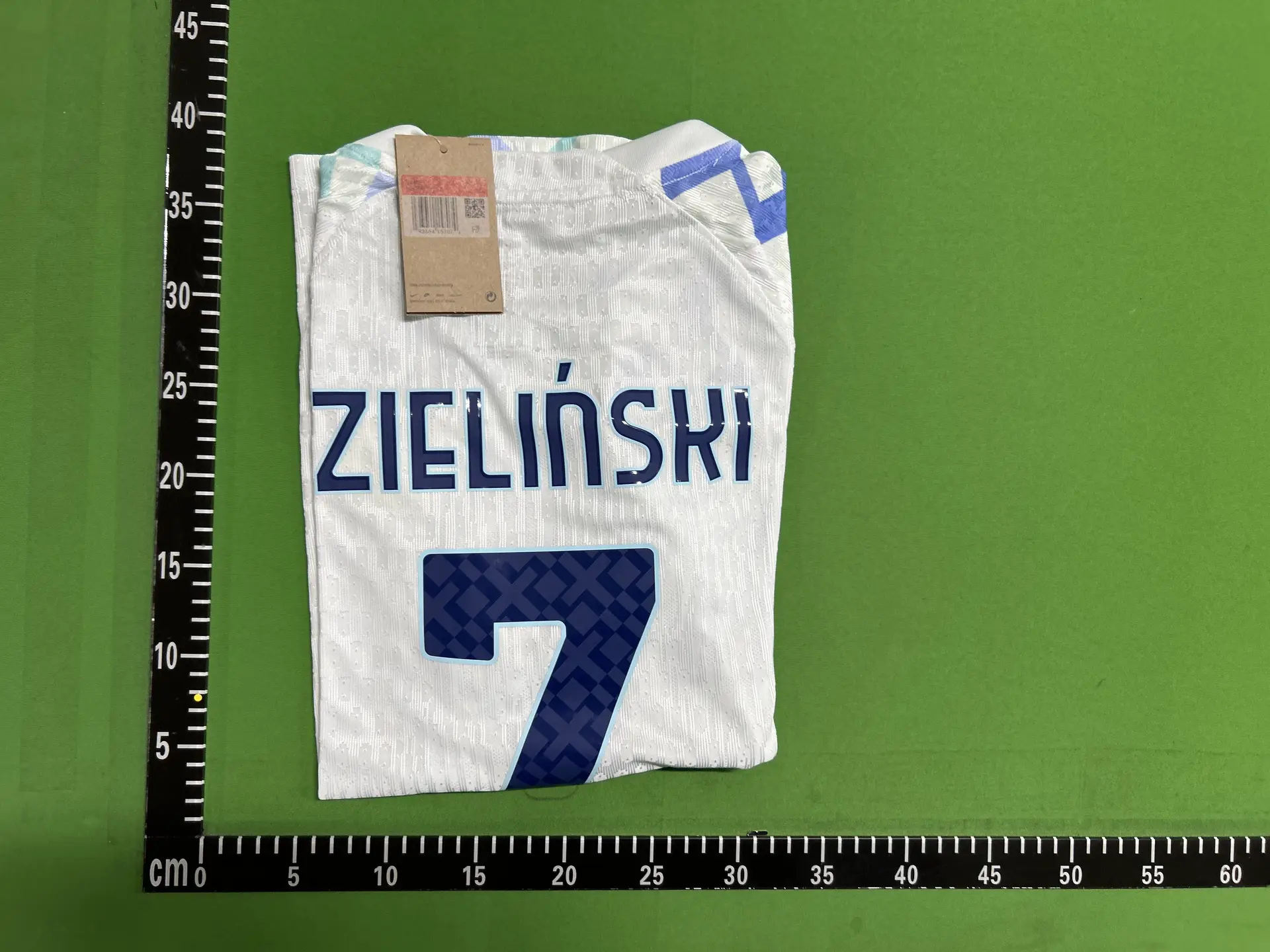 Zielinski 7 Football Jersey White