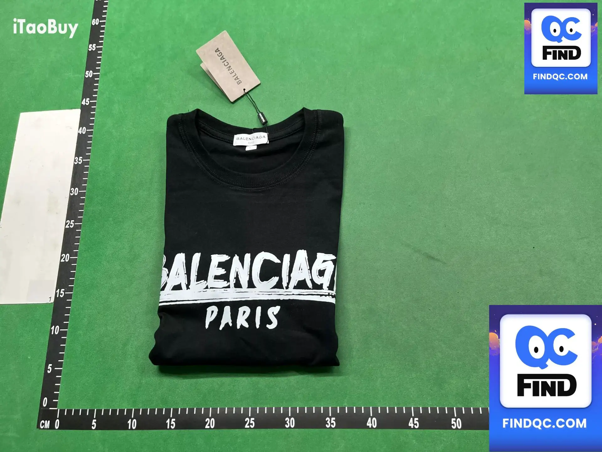 Balenciaga Logo T-Shirt Black