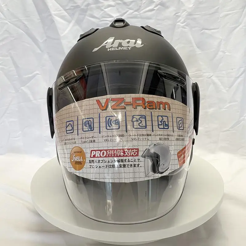Men's Breathable Motorcycle Helmet Plaid Men's and Women's Racing Motorcycle Lightweight Vz Ram Three-Quarter Helmet