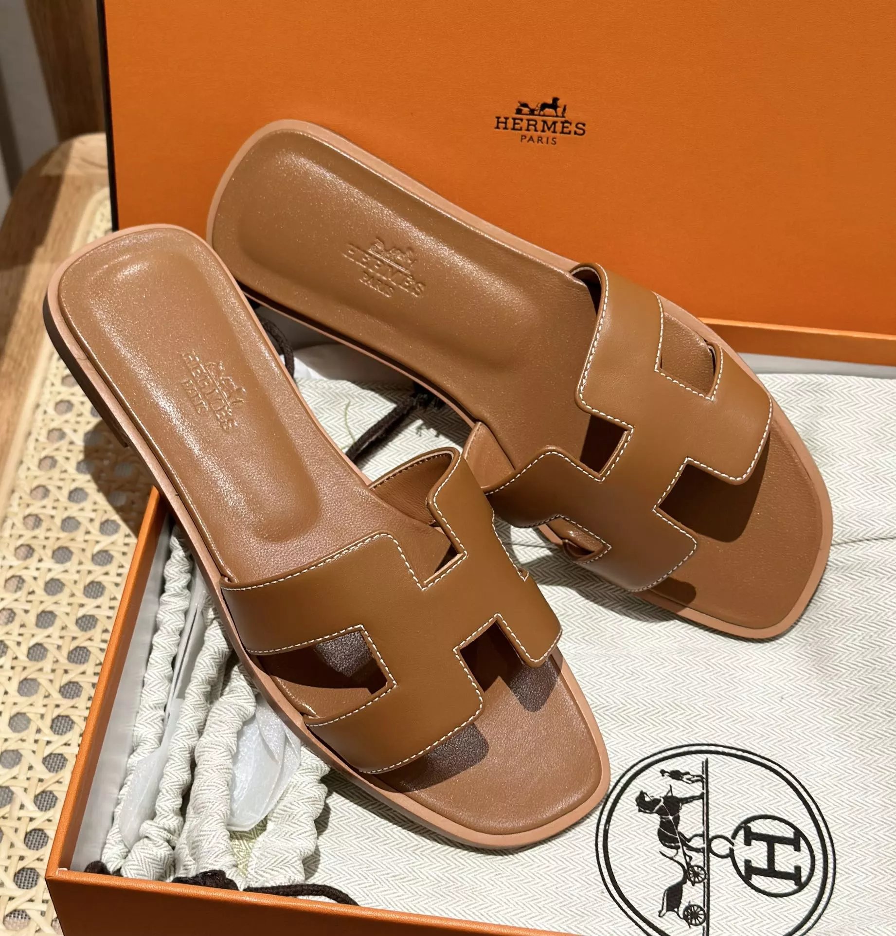 Hermes Oran sandals