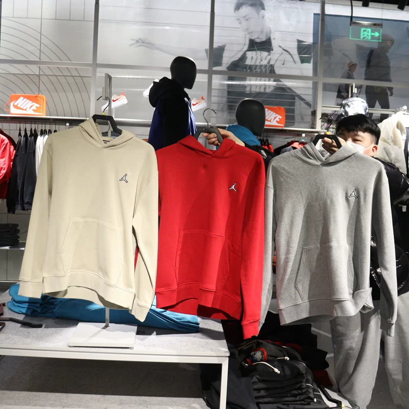 Authentic Jordan Men's ESSENTIAL Fleece Casual Sports Pullover Hoodie DQ7467