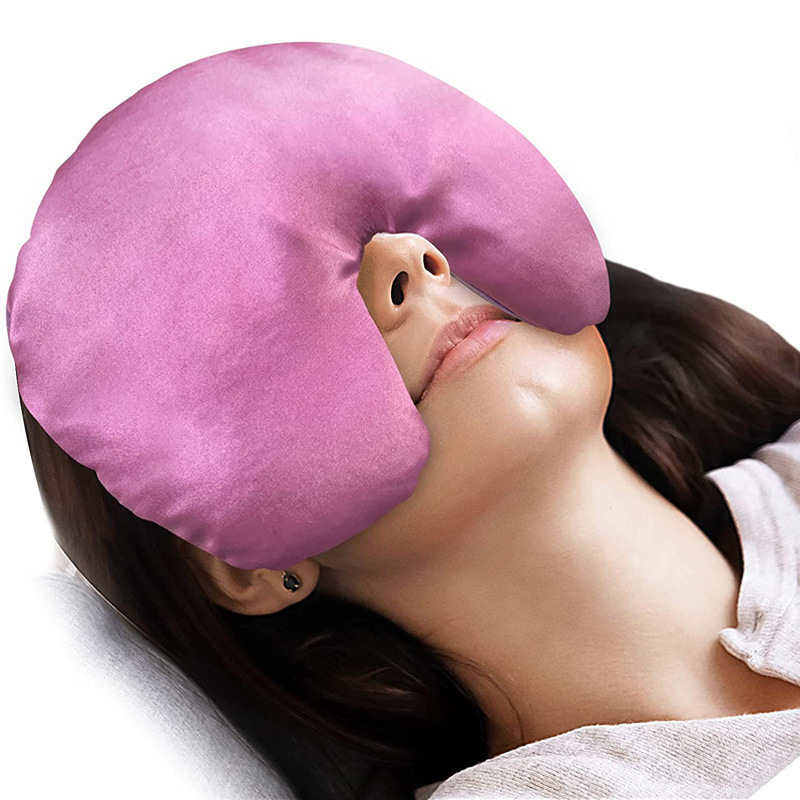 Cross-Border Gravity Eye Mask, Light-Blocking, Flaxseed-Filled Hot Compress Pack, Microwave-Heated Hot Compress Eye Mask, Yoga Eye Pillow