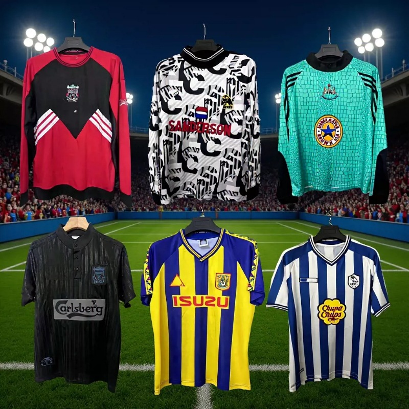 Rare Vintage Jerseys: Sheffield Wednesday, Coventry, Southampton, Derby County, Málaga Football Uniforms QC-foto från 1688 på Qualit.ly
