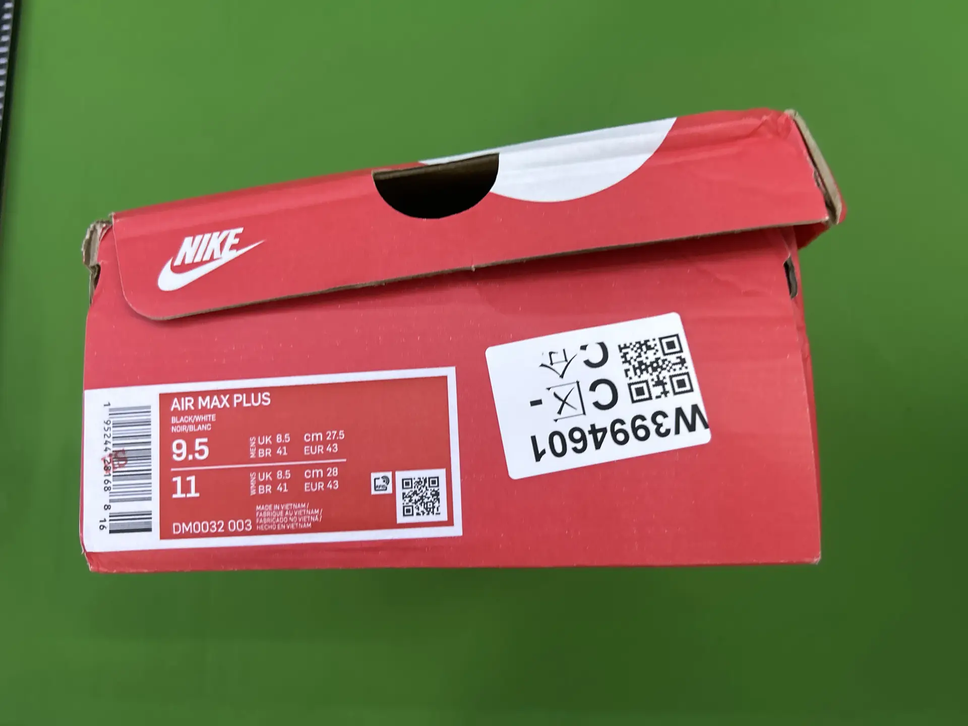 Nike Air Max Plus Black/White