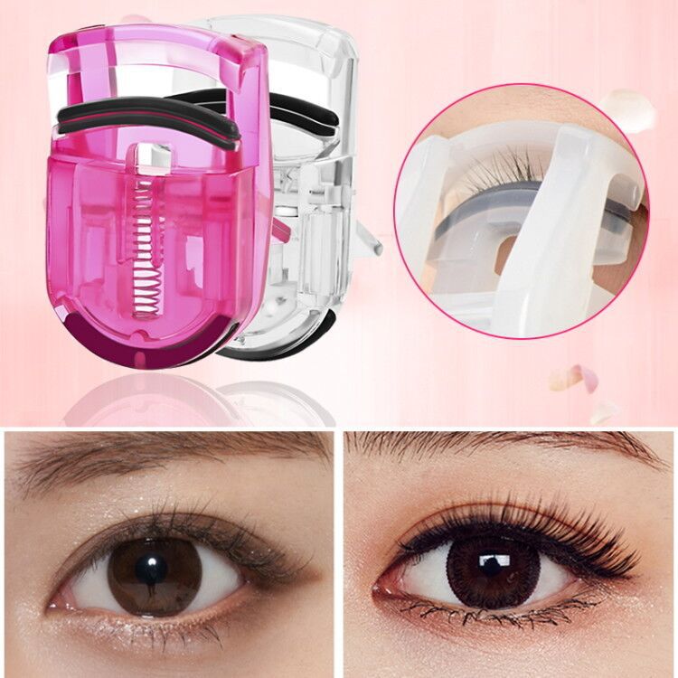 Cute mini eyelash curler curling natural styling portable partial eyelash curler false eyelash aid wholesale