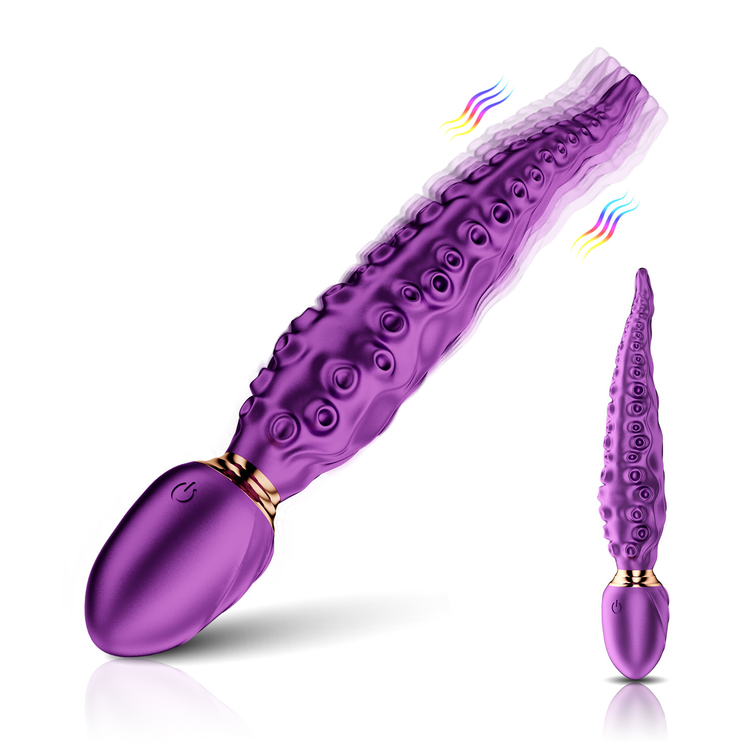 Cross-Border Tentacle Octopus Stick Vibrating and Swinging Female Masturbation Device Silicone Soft Massage Stick Adult Product for Insertion into the Body