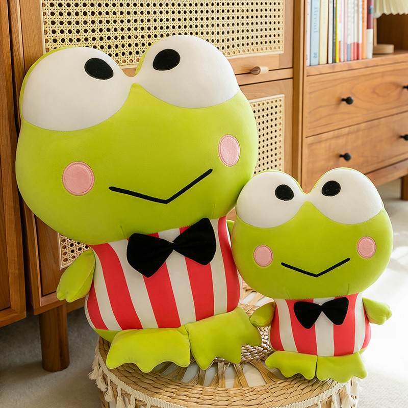 Japanese cute big eye frog plush doll plush toy cute home decoration grab doll wholesale