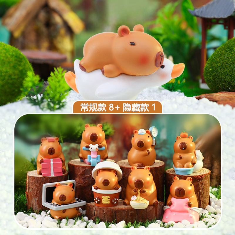 Shake the sound hot Kabi Bala daily second generation blind box home bedroom desktop cute ornaments factory direct sales
