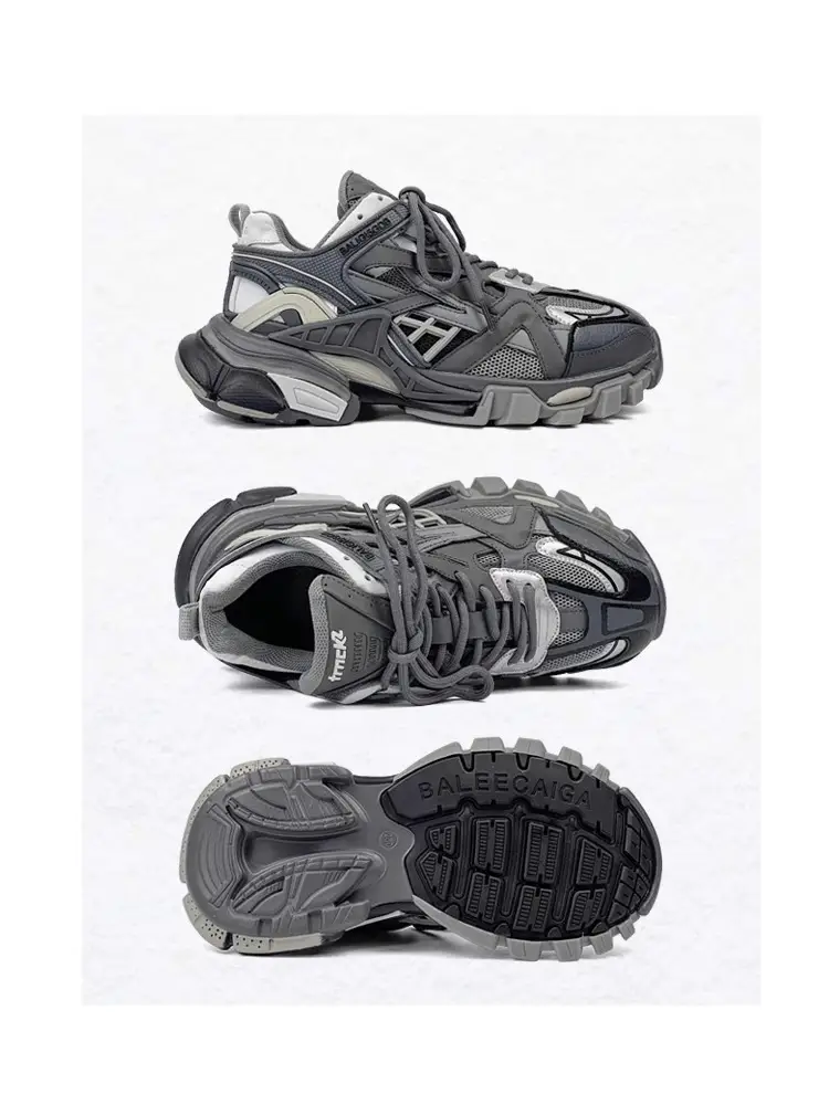Chic Know Internet Celebrity Street Fashion Dad Shoes Men's and Women's New Arrival Fashion All-Match Couple's Mesh Breathable Fashion Shoes