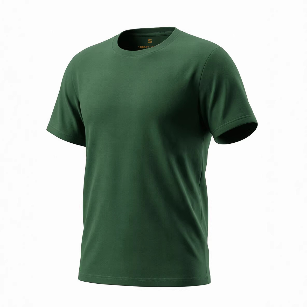 Source Factory Cross-Border European Size Quick-Dry T-Shirt Summer Outdoor Low Price Bulk Round Neck Standard Fitness Running T-Shirt for Men