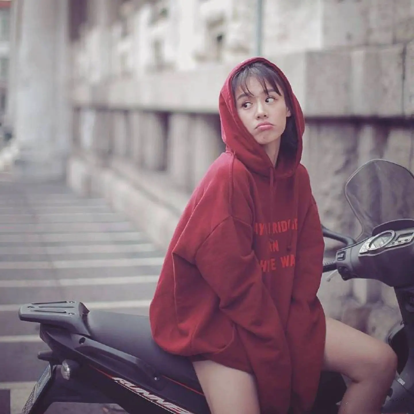 In-Stock Vtmthefridge Bumhoodie Burning Bridge Slogan Print Hoodie for Men and Women Opium