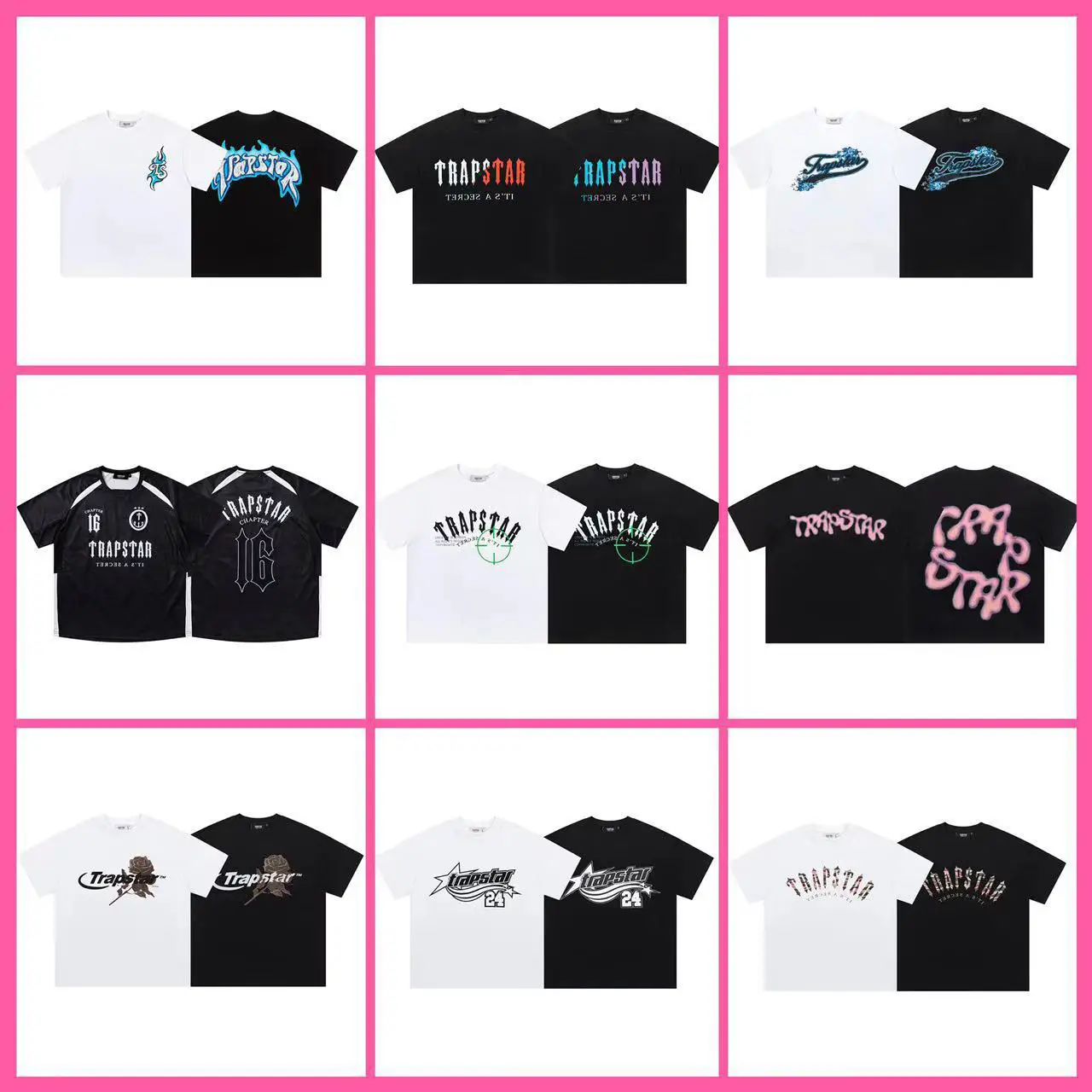 Summer New Graffiti Embroidered Letter Printing European and American Street Fashion Brand Loose Casual Men's and Women's Short-Sleeved T-Shirts Wholesale