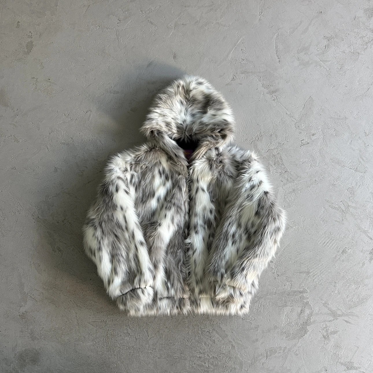 Jacquard Long Hair Jacke