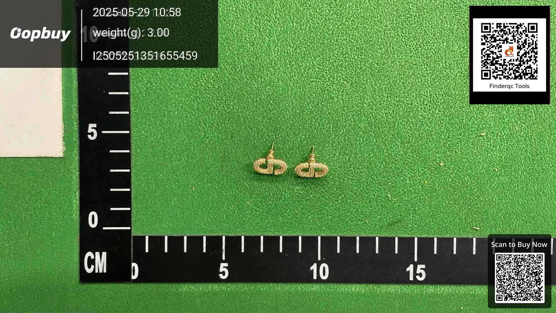 Real Shot of Dijia D Family Version Letter CD Full Diamond Pig Nose Earrings for Women Fashionable Personalized Earrings for Women Factory Wholesale