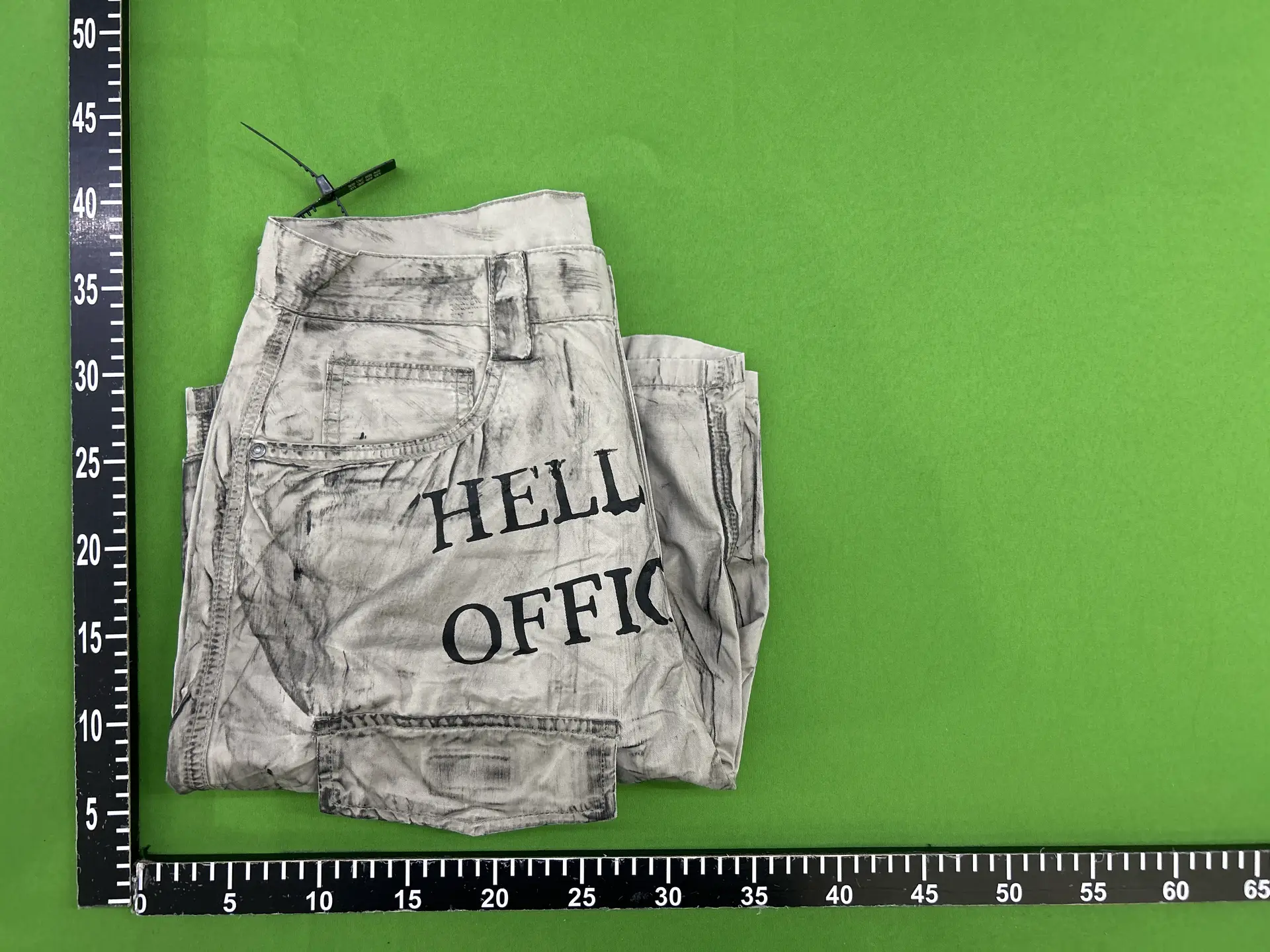 Hell System Official Spring/Summer New Products Brushed and Washed Loose silhouette Workwear Pants