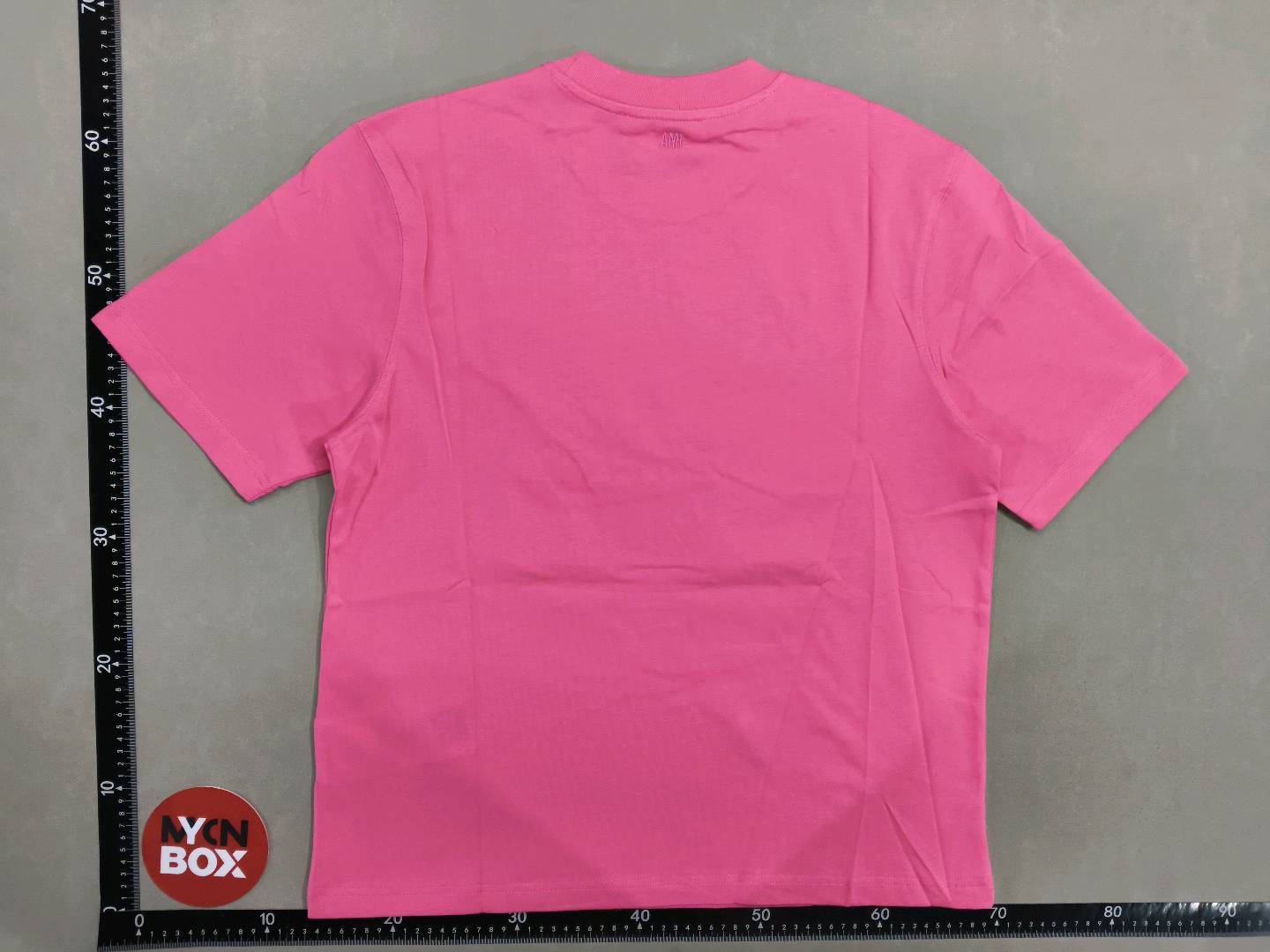 Ami Short-sleeved 2025 Spring and Summer New Embroidered Loose Round Neck Half-sleeved Men's and Women's T-shirt Top QC