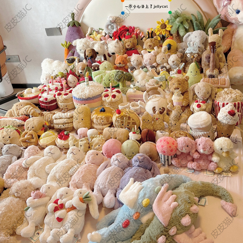 New Jellycat Series Collection Plush Toys Barcelona Bear Matcha Dragon Sky Dragon Doll Birthday Gift QC-foto från 1688 på Qualit.ly
