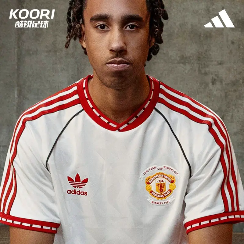 Cool Ruiz Football Adidas Manchester United Replica 1991 Away Special Football Short-Sleeved Jersey Jf0376