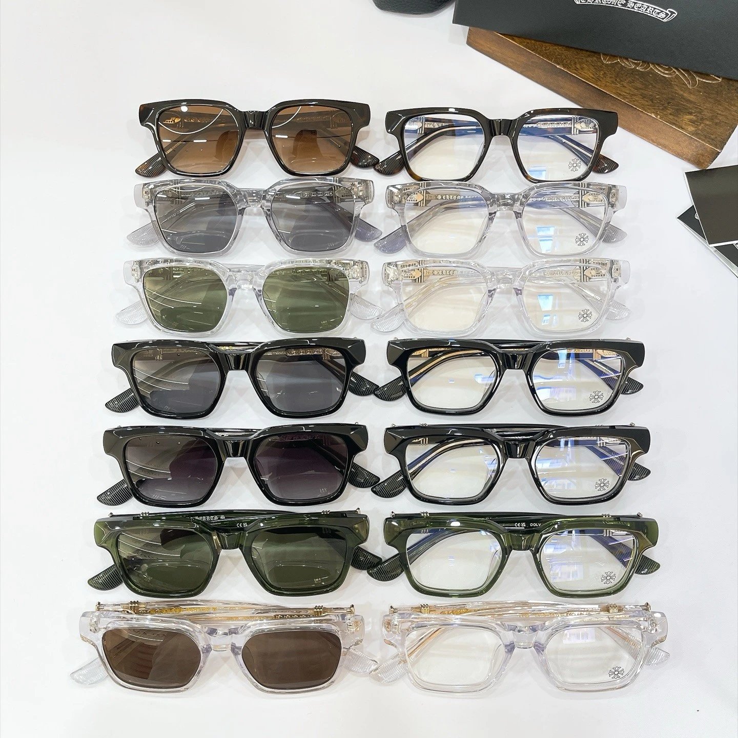 《原单》 CHROME HEARTS克罗心新款太阳镜🕶️墨镜 平光镜⚜️⚜️⚜️MODEL:CELIBUSSY⚜️⚜️⚜️SIZE:52口19-148⚜️⚜️