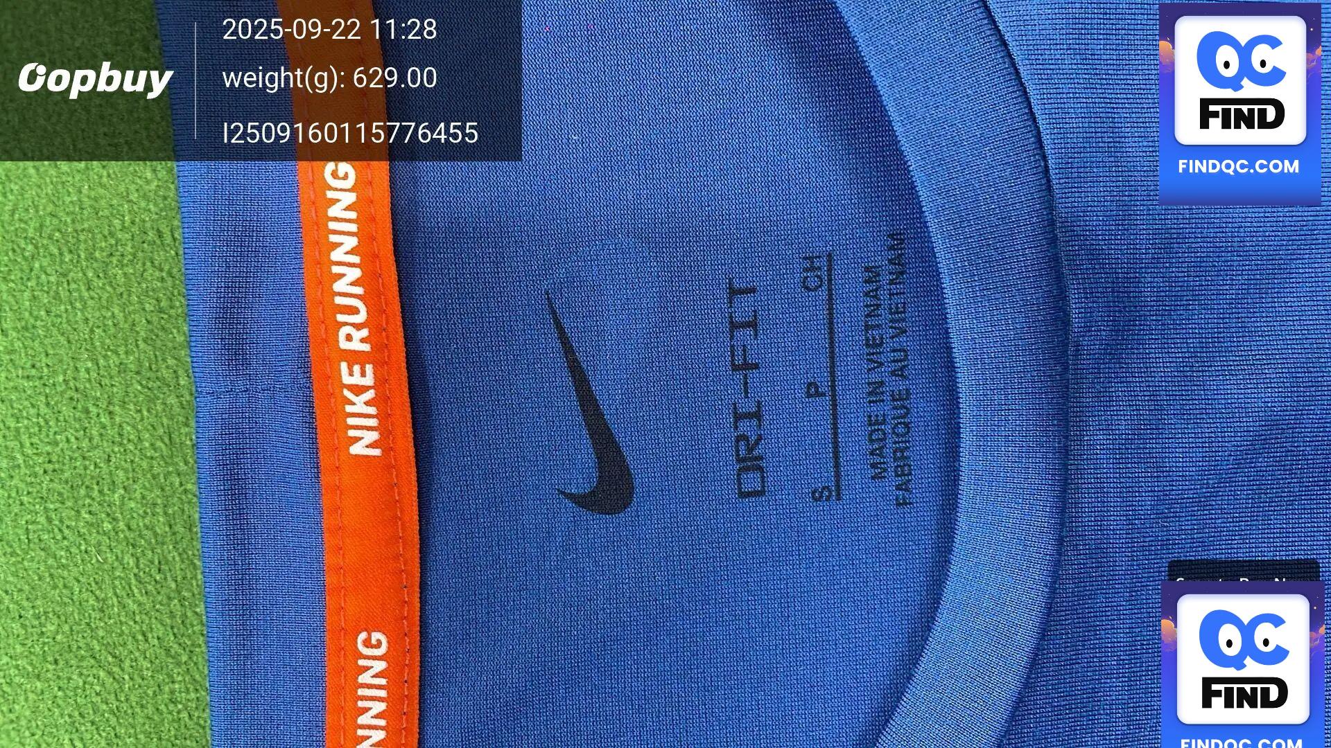 Nike Men's Summer Running Sports Fitness Training Quick-Drying Breathable Round Neck Short-Sleeved T-Shirt Fn3295 QC