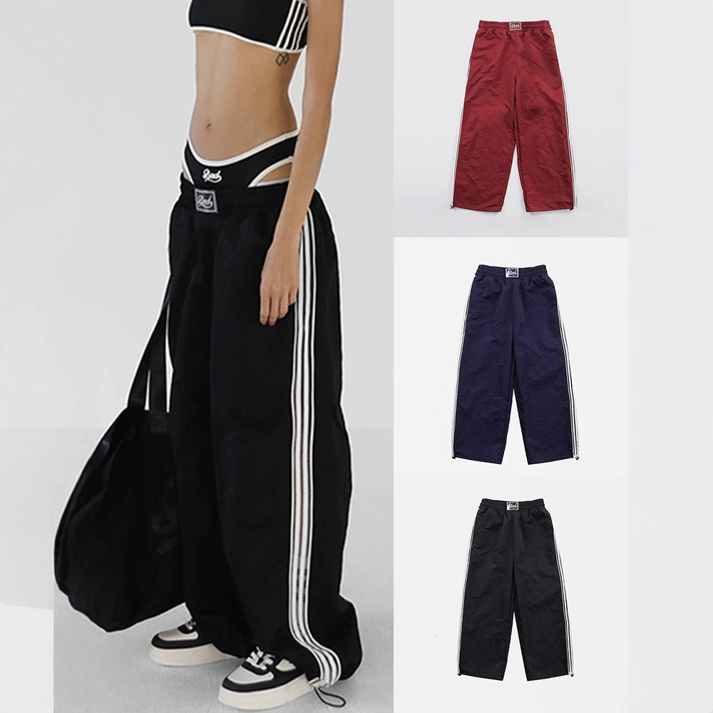 Korean Badblood Bcac Series Casual Pants Women's Loose Niche Straight Sports Pants Cargo Pants Pants