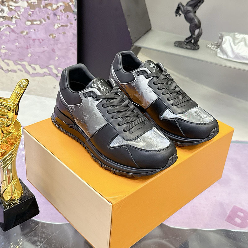 In-Stock Foreign Trade High-Quality Lv-Style Thick-Soled Casual Shoes for Men, Breathable, Comfortable, Fashionable, Versatile Sports Casual Shoes