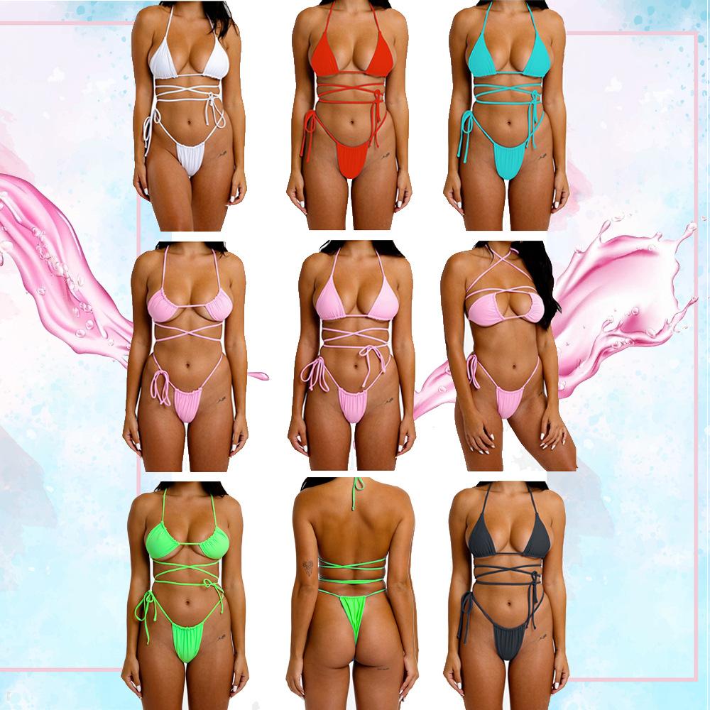 Variety of Bikini, Multi-Wear, Sexy European and American Bikini Swimwear Manufacturer, One-Piece Drop Shipping, Ready-Made Swimwear