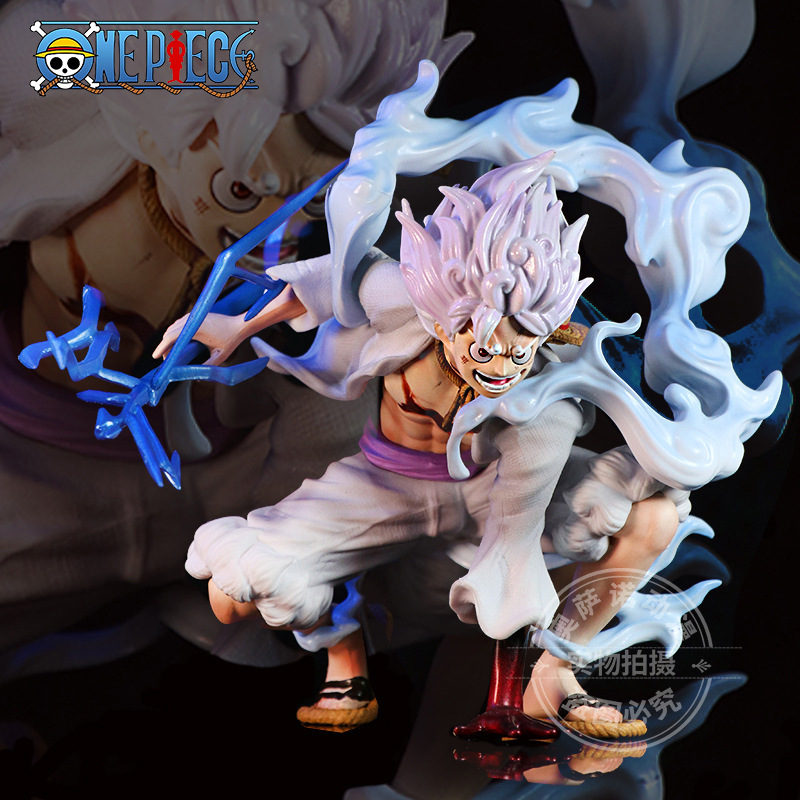 One Piece series gk hand-held Nica Luffy hand-held five-gear sun god shape squat boxed large ornaments gift