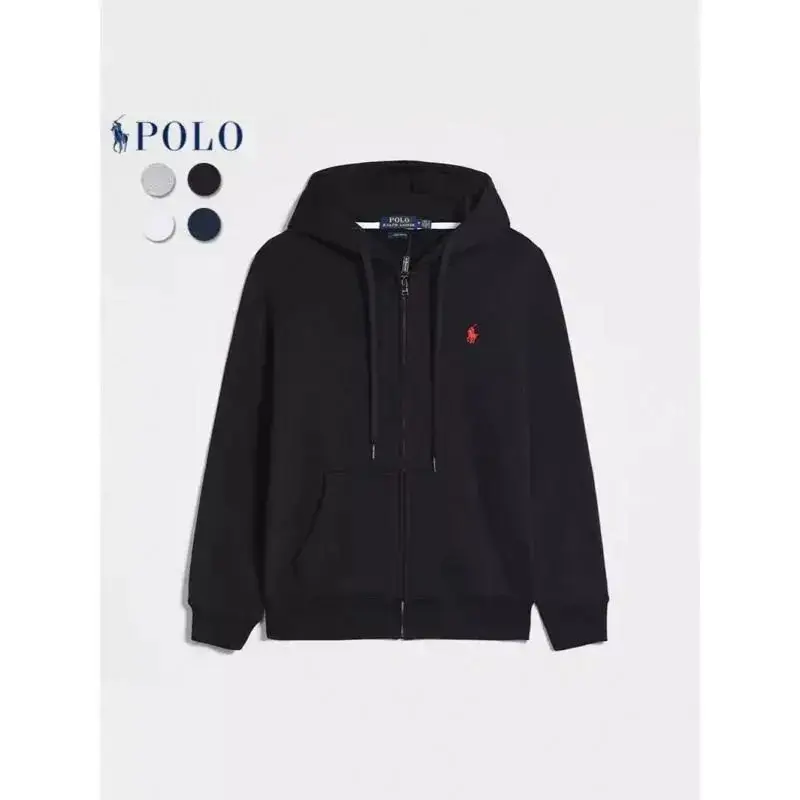 Polo Ralph Lauren Zip Hoodie Black
