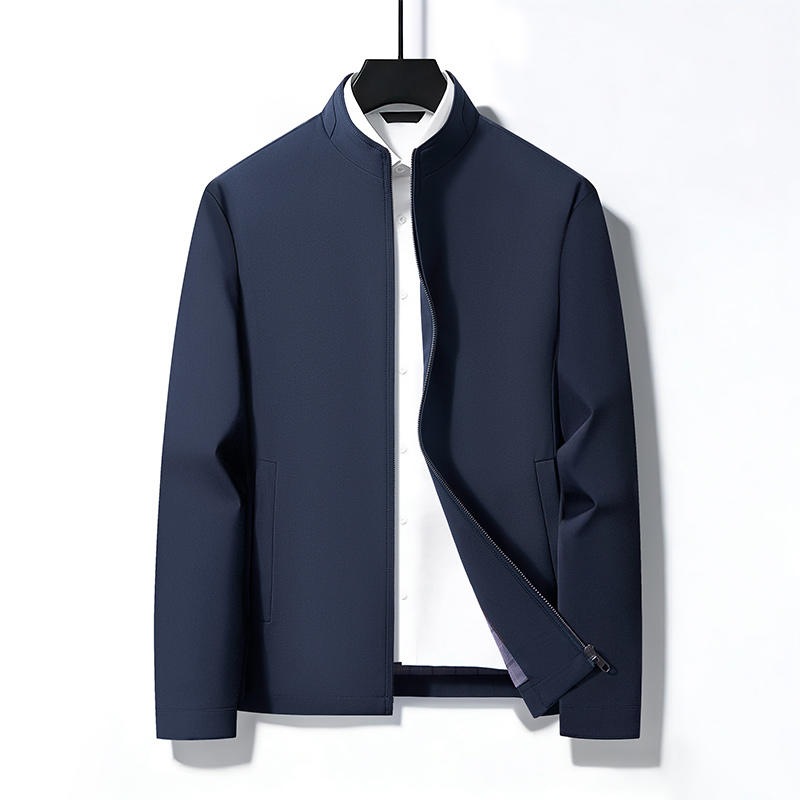2026 Spring and Autumn New Men's Fashion Casual Versatile Business Jacket for Middle-Aged Men New Spring Style Dad's Outfit