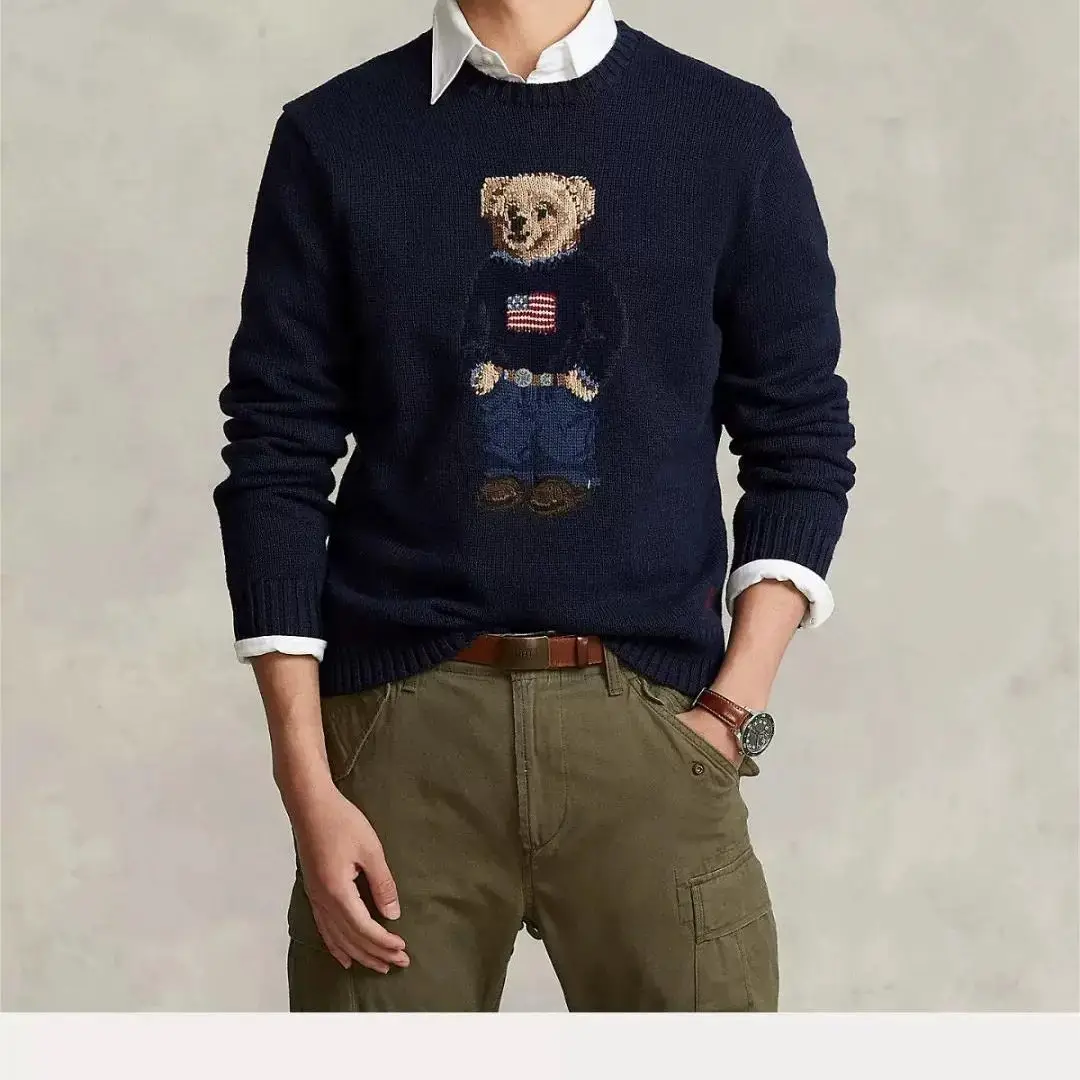 Polo Ralph Lauren Bear Sweater Navy