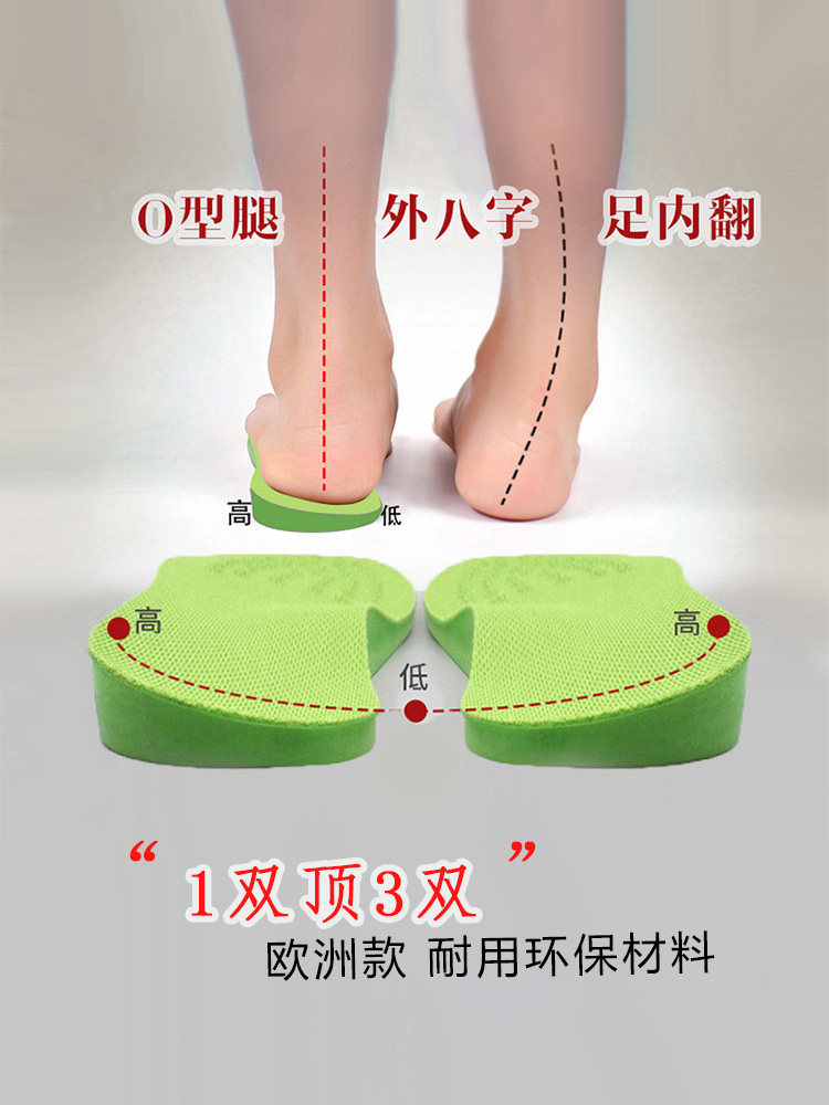 O-Shaped Leg Correction Insoles, Magic Tool for Correcting 0-Shaped Legs, Foot Varus, Foot Valgus, Children's Calf Valgus, X/O-Shaped Corrector