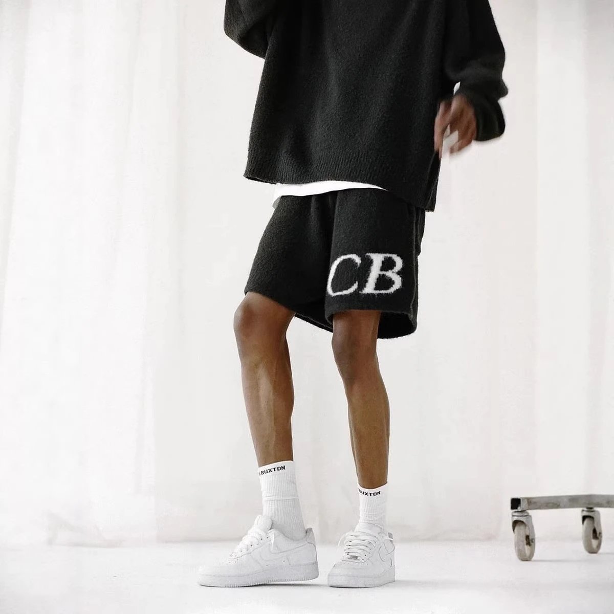 Cole Buxton CB Minimalist Knit Drawstring Shorts