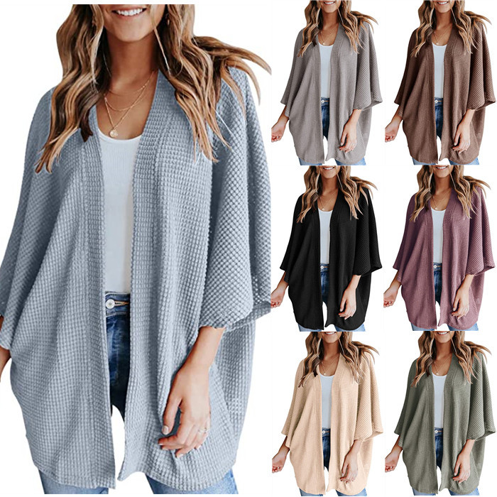 2024 Amazon Ebay European and American Autumn and Winter New Popular Cardigan Knitwear Knitwear T-Shirt Top Women's Thick