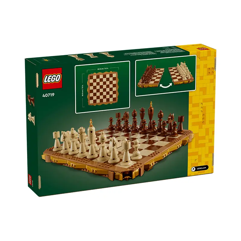 Lego Official Flagship Store Genuine 40719 Traditional Chess Suit Building Blocks Educational Kidsren's Toy Gift