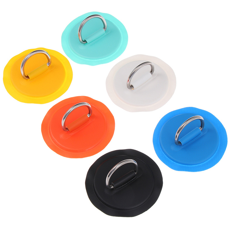 Factory hot sale surfboard inflatable boat accessories SUP paddle board yacht elastic rope buckle stainless steel D ring buckle