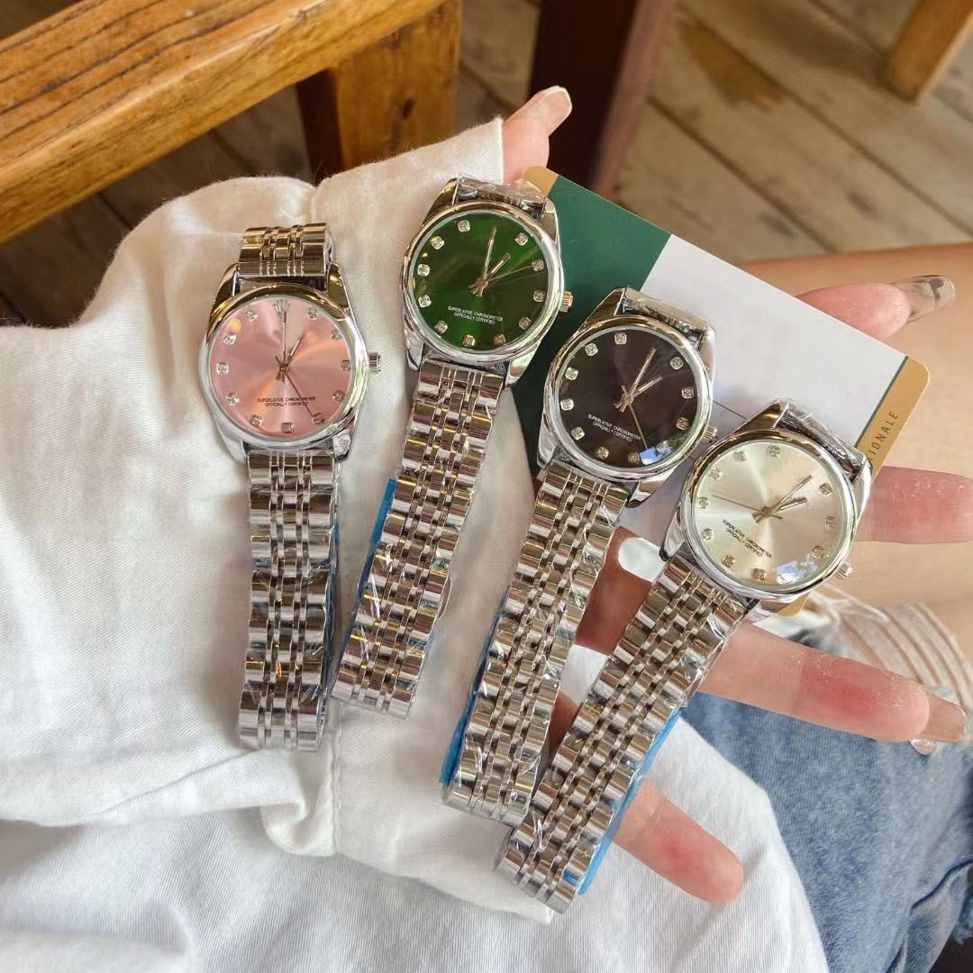 Women's Steel Band Watch Manufacturer Spot Wholesale Female Student Girl Watch Waterproof Luminous Quartz Watch