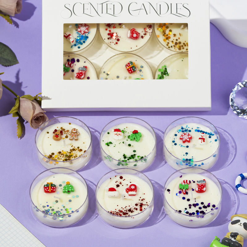 Constellation Aromatherapy Candle Gift Box Hand Gift Cross-border Wholesale Essential Oil Handmade Crystal Candle Home Fragrance Ornaments